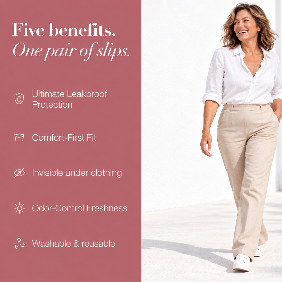 Fünf Vorteile des LUMIVE Leakproof Slips
